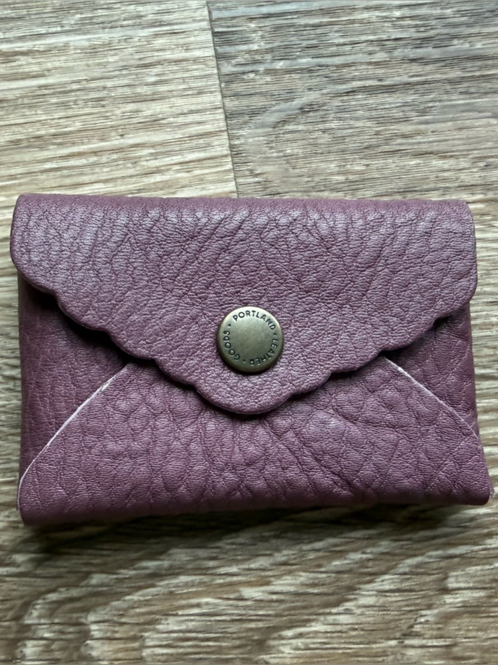 Portland Leather | Purple Daisy Wallet